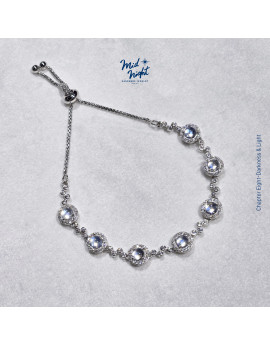 June Birthstone-Moonstone Bubble Bracelet